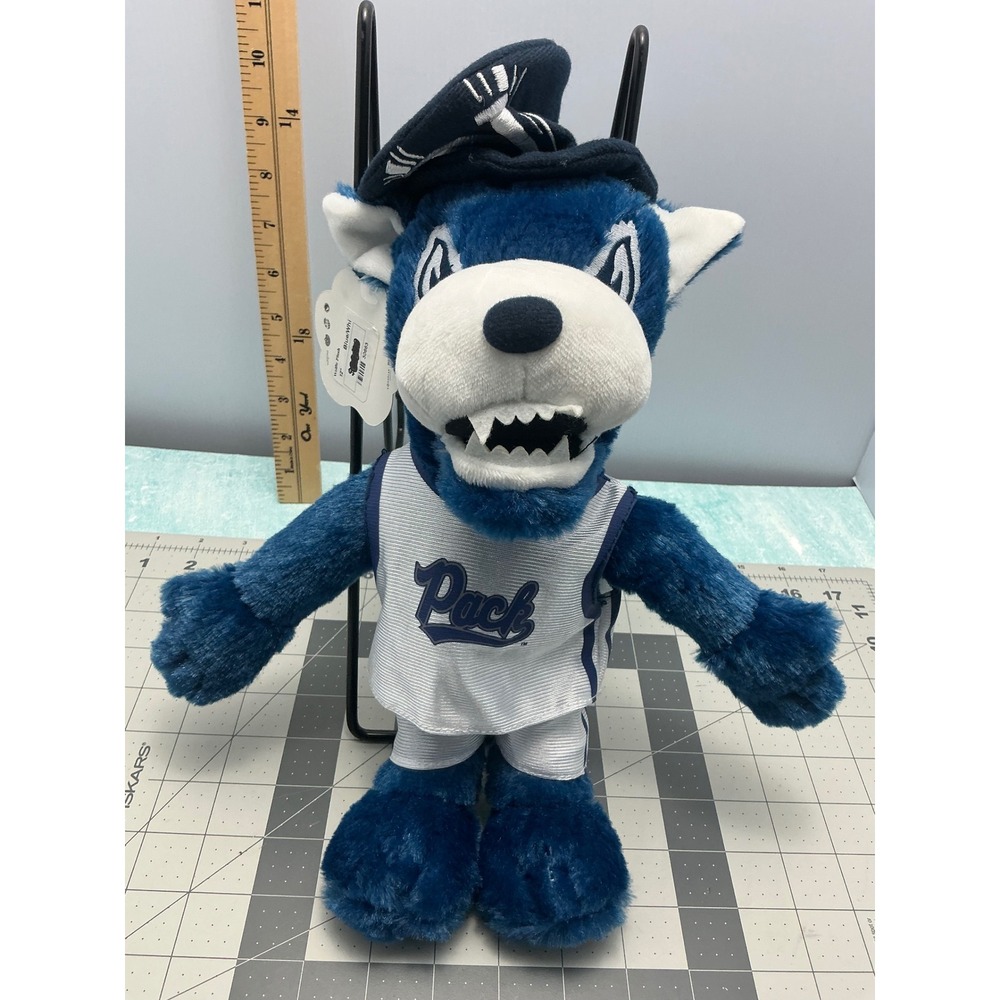 Mascot Factory Nevada Wolf Pack Plush Blue White 12 inch Stuffed Animal Toy‎